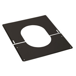 PLAQUE DE FINITION 0 A 30 INOX 200 NOIRE
