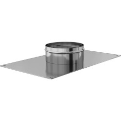 PLAQUE D'ETANCHEITE RECT.INOX 300X500 D. 125