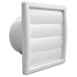 CLAPET EXTERIEUR 150mm BLANC