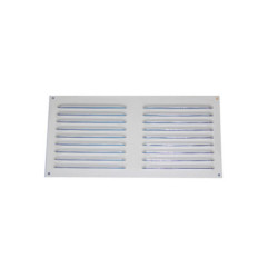 GRILLE METAL 300x100 BLANC MOUSTIQUAIRE