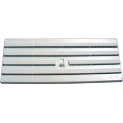 GRILLE PLAST APPLIQUE REG. 245x245 BLANC MOUSTIQUA