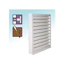 BOUCHE PLAST FIXE D100/125 BLANC
