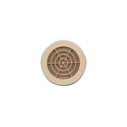 GRILLE PLAST A ENCASTRER D35 LG10mm SABLE