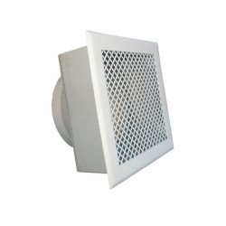BOUCHE DIFFUSEUR AIR CHAUD D125 BLANC