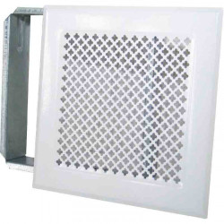 GRILLE CHEMINEE BRONZE 170x170 PRECADRE SB