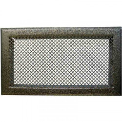 GRILLE CHEMINEE DECOMP. 345x195 BRONZE