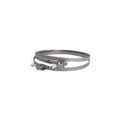 COLLIER INOX PLAT TETE BASCUL 55/230mm SB2