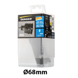 KIT SCIE CLOCHE DIAGER BI METAL 68 MM