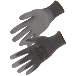 GANT NYLON GRIS ENDUIT PU GRIS T9