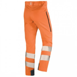 PANTALON STRETCH ETE ORANGE FLUO/GRIS T4 52/54