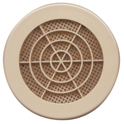GRILLE PLAST. CONCENTRIQUE D100 BLANC MOUSTIQUAIRE