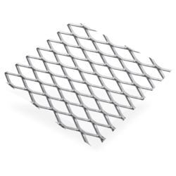 METAL DEPLOYE ALU ARGENT 16mm 0m25x0m50