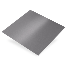 TOLE LISSE ALU GRIS BROSSE 0m25x0m50