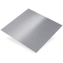 TOLE LISSE ALU ARGENT BROSSEE 0m50x1m00