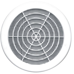 GRILLE PLAST. CONCENTRIQUE D100 SABLE MOUSTIQUAIRE