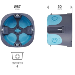 BOITE ENCASTREMENT STOPAIR D67x50