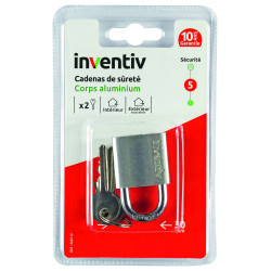 CADENAS ALU SILVER 30MM 2 CLES