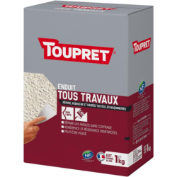 ENDUIT TOUS TRAVAUX EXT. POUDRE 1kg