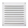 GRILLE METAL 300x150 BLANC MOUSTIQUAIRE