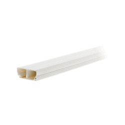 MOULURE COMPARTIMENTEE 40x17 2m BLANC 9016