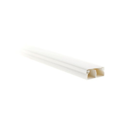 MOULURE COMPARTIMENTEE 50x20 2m BLANC 9016