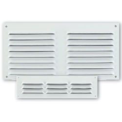 GRILLE METAL 190x100 BLANC MOUSTIQUAIRE
