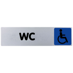 PLAQUE 170x40 WC HANDICAPES