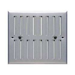 GRILLE REGLABLE 240x165mm ALU