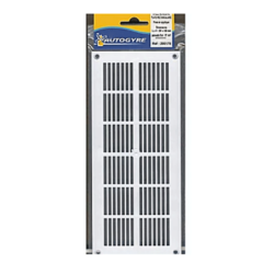 GRILLE PLAST A VISSER 251x108 BLANC MOUSTIQUAIRE