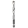 Mèche bois Diager 3 pointes queue 6 pans 1/4 – D3 x 65 mm