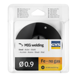 FIL MIG FOURRE NO GAZ D0.9 BOBINE 0.9kg