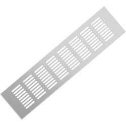 GRILLE METAL A ENCASTRER 300x80 BLANC