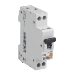 DISJONCTEUR 3KA 1 MODULE PH+N 16A BLANC