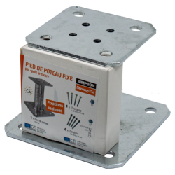 PIED POTEAU TYPE A H150
