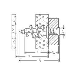FIXATION CARTON PLATRE GK BOITE 100