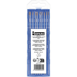 ELECTRODE TUNGS TIG/LANT1.5% D2.4mm ACIER-ALU SB10