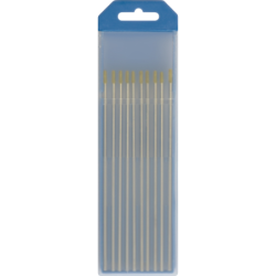 ELECTRODE TUNGS TIG/LANT1.5% D2mm ACIER-ALU SB10